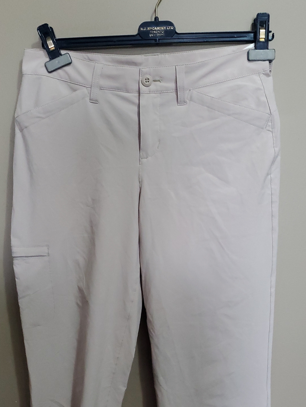 Eddie Baur Light Neutral Utility Crop Pants Size 4 - Picture 2 of 7